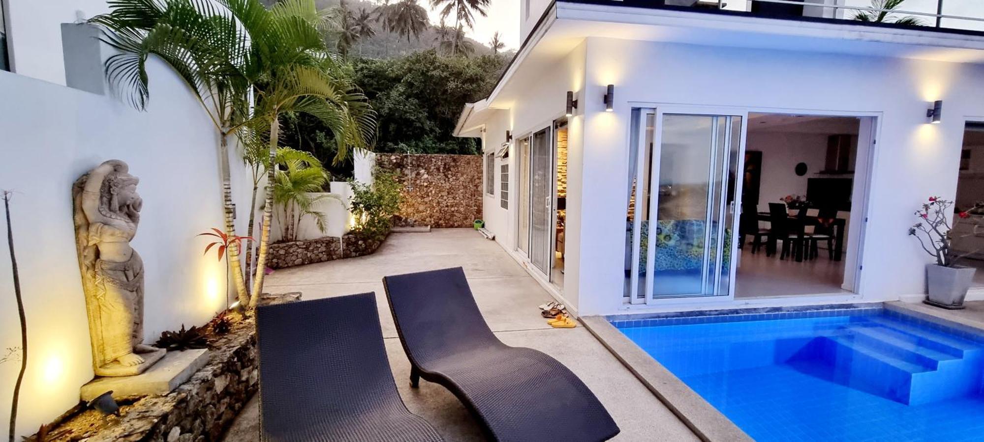 Villa Paradise, Pool And Sea View Chaweng  Exterior foto
